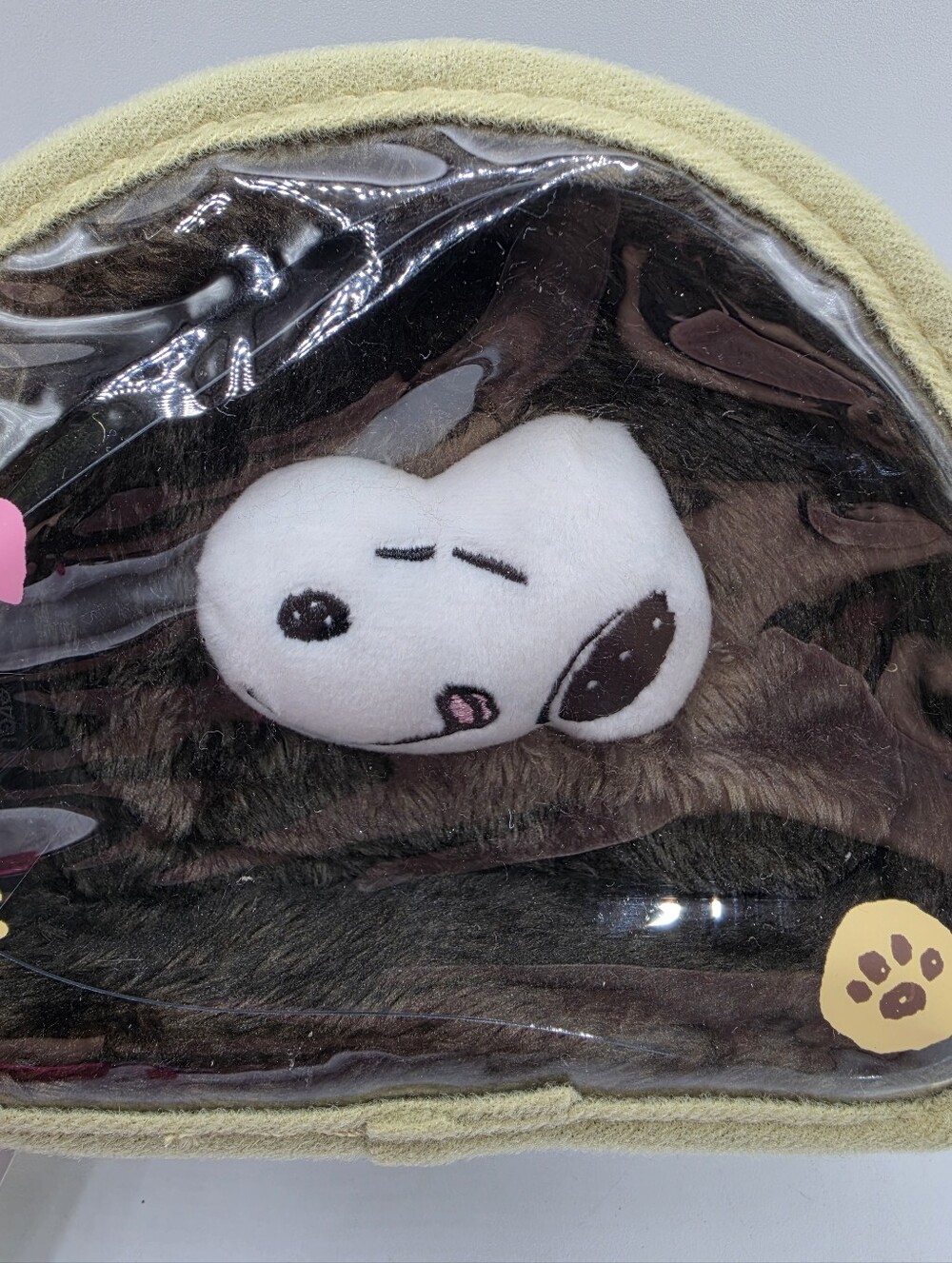 Peanuts Snoopy Plush Accessories Makeup Pouch Green White - Picture 4 of 9